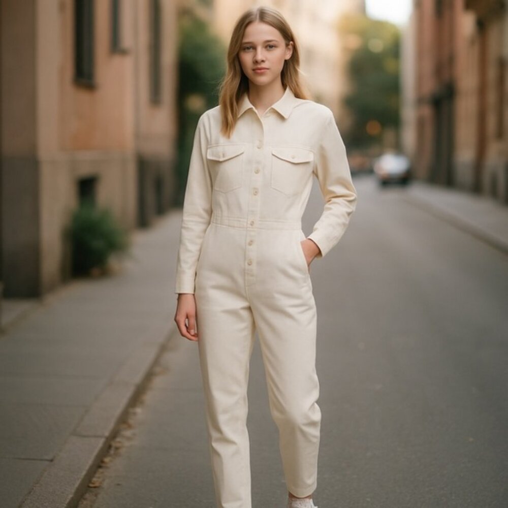 Outerknown S.E.A Suit Corduroy Long Sleeve Jumpsuit